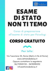 Locandina corso esame di stato